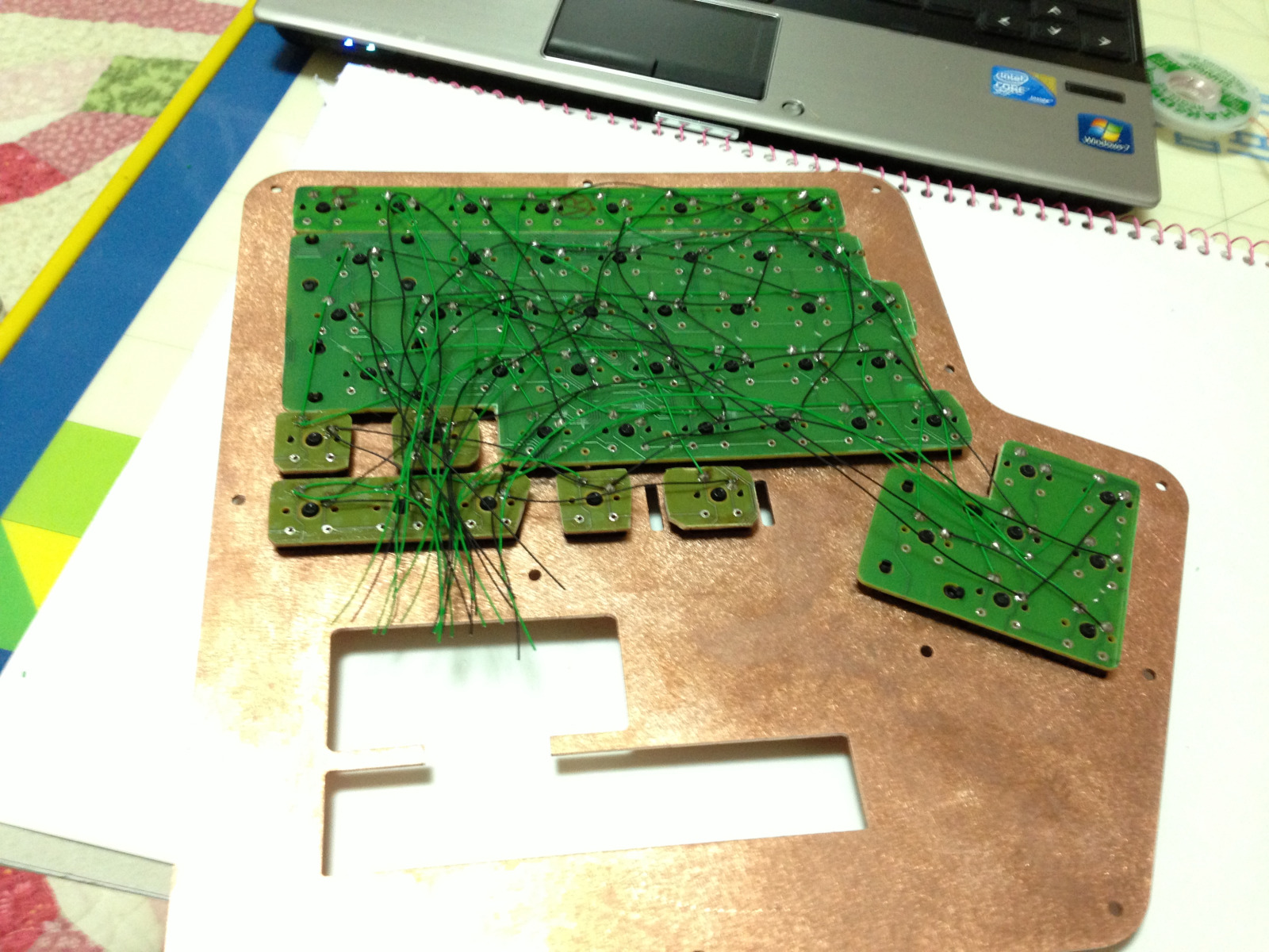 my own wireless split ergonomics keyboards. 15041-5