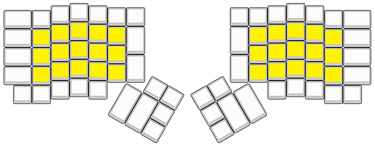 Ergodox EZ: Individual Key Efforts/Costs/Penalties 181995-0