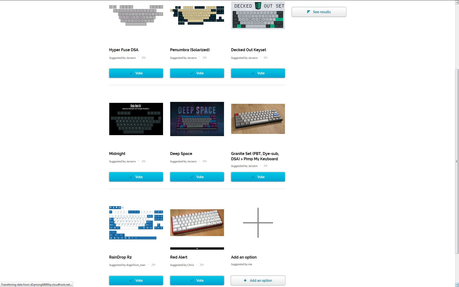 RED ALERT KEYCAPS (VOTE ON MASSDROP) 81483-0