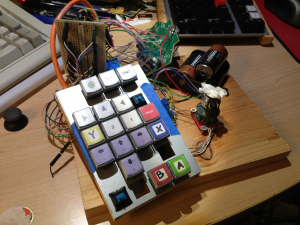 Retro style gamepad with MX switches 40840-0