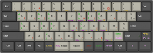 Rationale 60 - HHKB-like board 304850-2