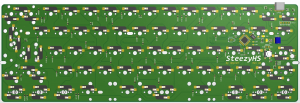 waffling60: solder and hotswap (two versions) MX 60% PCB, ANSI & ISO 234243-0
