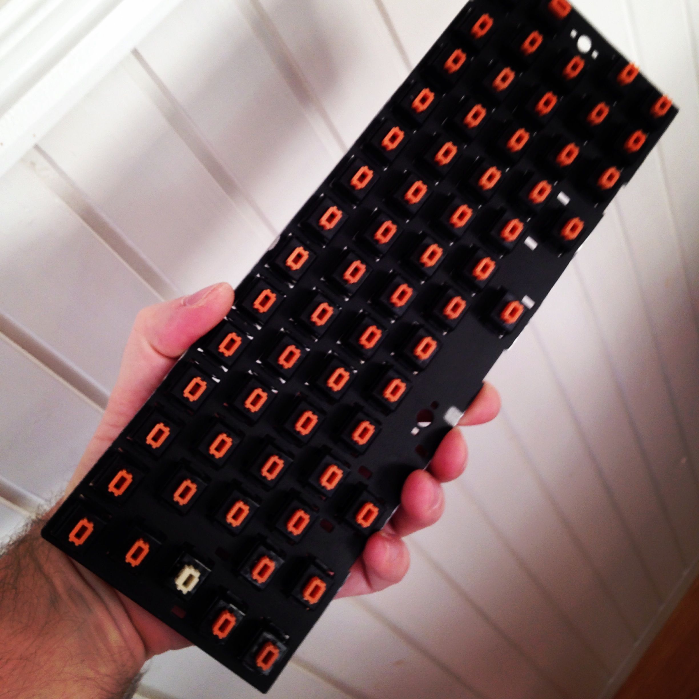 My 60% Orange Alps m0118 project 93851-0