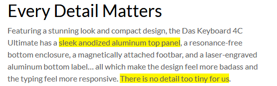 Das Keyboard Ultimate 4c - Terrible typing feeling?