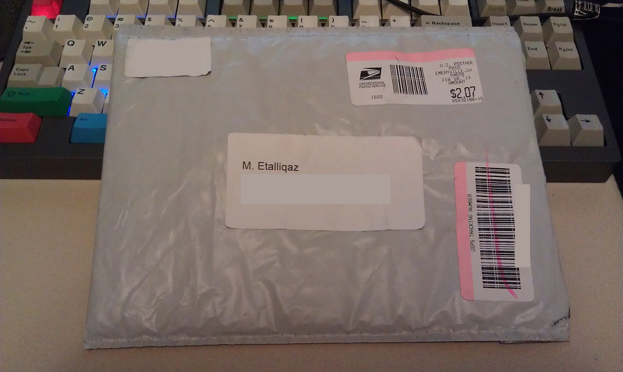 What did you get in the mail today? 13395-1