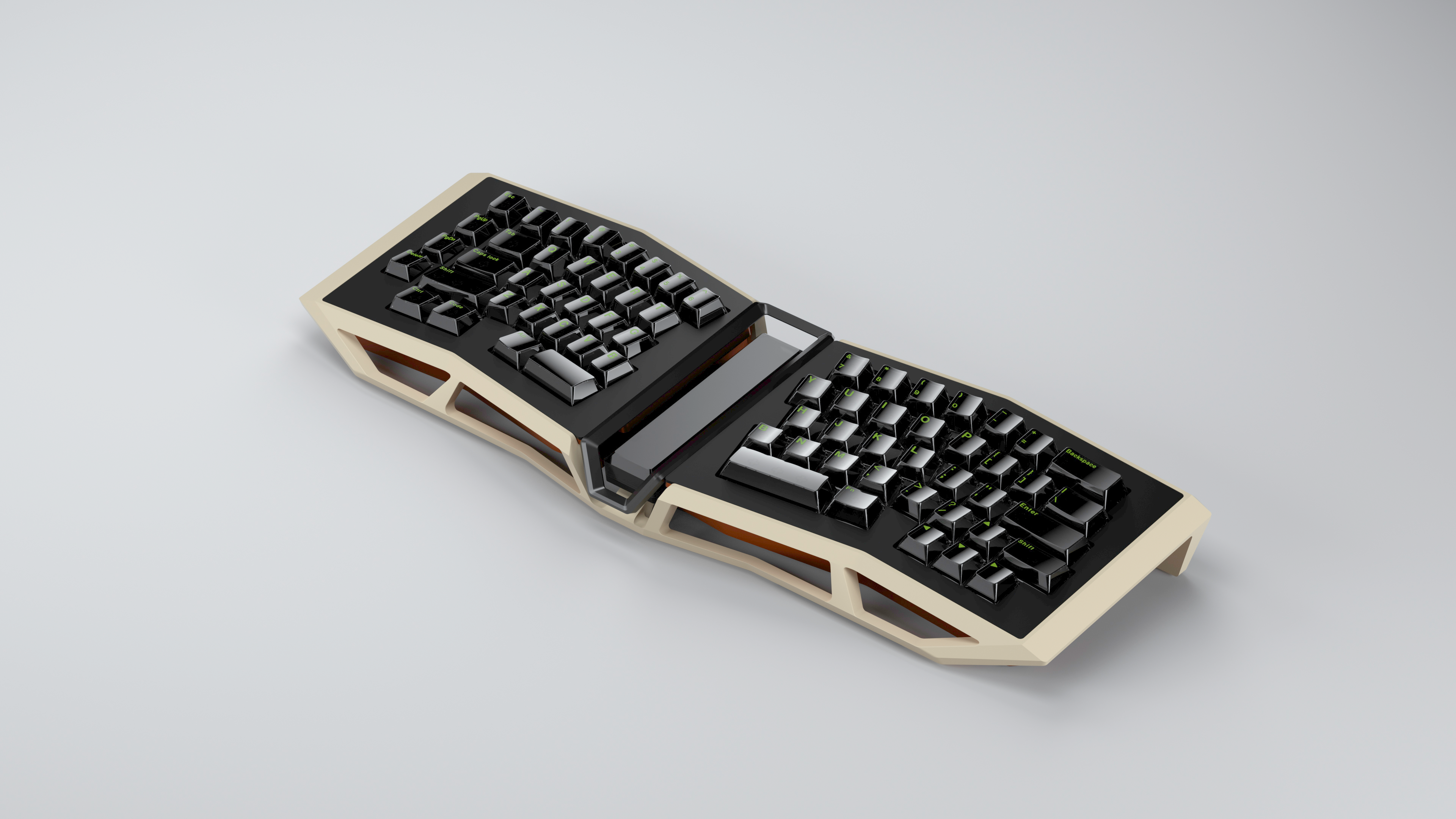 Wireless Split Keyboard AM HATSU Available Now