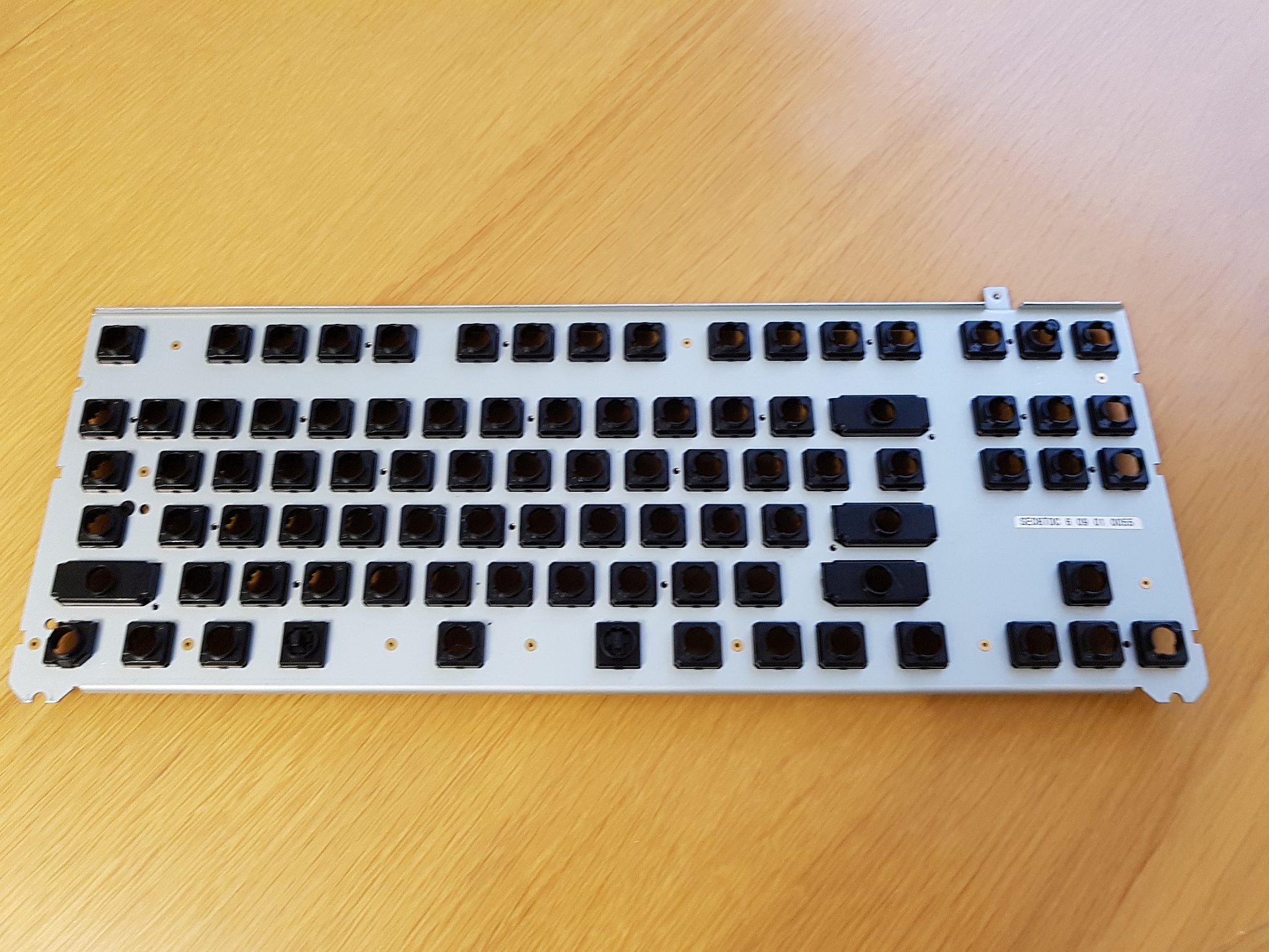 Phinix Realforce Mod - Topre to MX - with full standard bottom row!